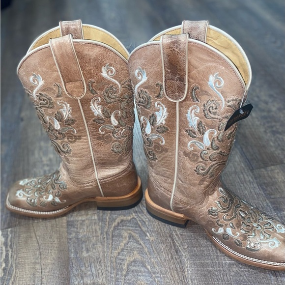 New Shayanne TPU 11 IN square toe Verbena western boot size 7B - Picture 5 of 10